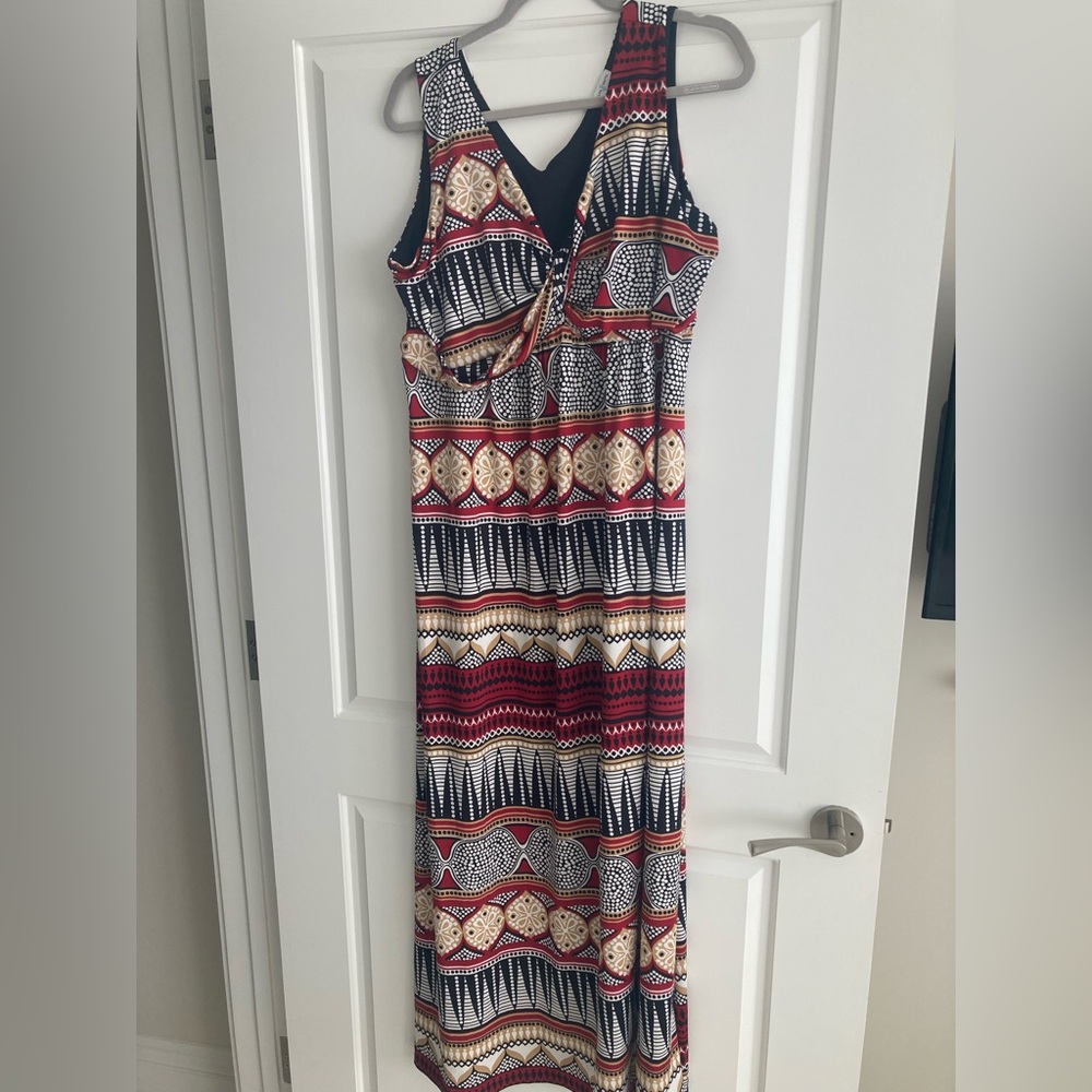 Jaclyn Smith tribal print lounge dress